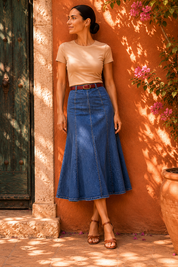 Falda Denim Parisienne